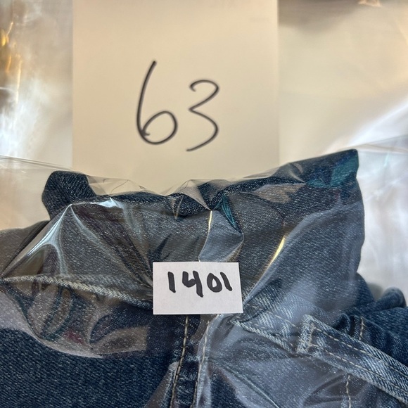 Calvin Klein Straight Jeans Women Blue Denim Plus 14 (34.5X27) Casual Stretch - Picture 14 of 14